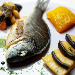 Räucherfischplatte mit Meerrettich